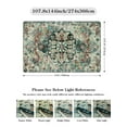 thumbnail image 2 of Wonnitar 9'x12' Area Rug for Living Room Large Soft Bedroom Washable Rug Non Slip Boho Floral Dining Room Mat Indoor Accent Carpet for Nursery Kids Playroom, 2 of 10