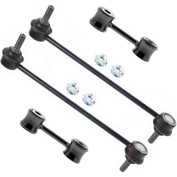 Detroit Axle - 4pc Sway Bars for 2015-2022 Ram ProMaster City, Front and Rear Stabilizer Sway Bar End Links 2016 2017 2018 2019 2020 2021 Replacement