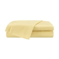thumbnail image 2 of Martex Color Solutions Transitional/Traditional/Contemporary 225 Thread Count Yellow Solid Print Cotton Sheet Sets, Queen, 4 Pieces, 2 of 5