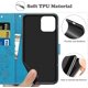 thumbnail image 4 of SZTXJ Case for iPhone 12 Pro Max, Leather Wallet Flip Case Cover Shell for Apple iPhone 12 Pro Max (Blue), 4 of 5