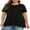 Black, variant on Cueply Plus Size Tops for Women Summer Casual Womens Short Sleeve Crew Neck Lace Shirts Tunic Blouses