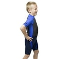 thumbnail image 2 of O'Neill Reactor Hybrid kids shorty wetsuit 16 Navy/pacific blue, 2 of 7