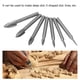 thumbnail image 3 of Brocas Para Tallar Madera, 3 Flautas De Acero De Alta Velocidad, Brocas Para Grabado De Alta Resistencia, 7 Piezas Para Acrílico, 3 of 7