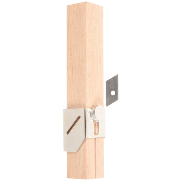 ULTNICE Plastic Bottle Cutter Wooden Metal Tool for Cutting Light Brown