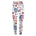 thumbnail image 4 of Vivianyo HD Women's Independence Day Yoga Patriotic Pants Fashion Casual 4Th Of July American Flag Print Leggings with Yoga Sport Elastic Slim Pants（All Colors and Sizes）, 4 of 5