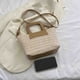 thumbnail image 3 of Bolsos tejidos a mano de verano Bolsos de mensajero tejidos casuales para fiestas navideñas (Beige) Ehuebsd Para Estrenar, 3 of 9