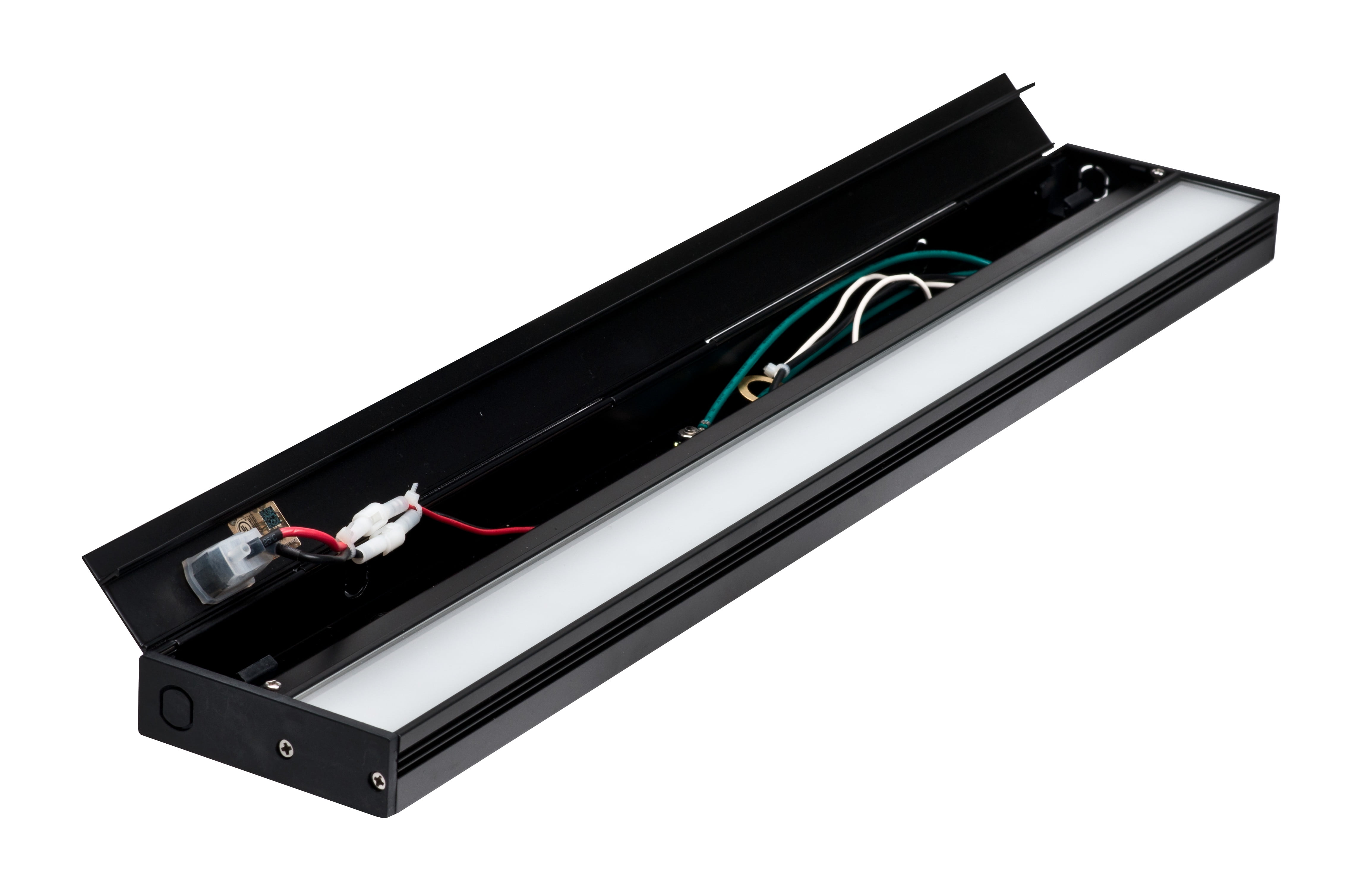 NICOR Lighting 21Inch Under LED Light Fixture, Black (NUC221BK)