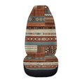 thumbnail image 3 of Uourmeti Car Seat Covers Full Surround Auto Interior Seat Cushion Polyester Stretchy, Suitable for Vehicle Truck, Geometric Stripes Pattern, 3 of 6
