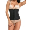 thumbnail image 4 of MISS MOLY Latex Waist Trainer Zipper Shapewear Firm Tummy Control Body Slimming Cincher Hook, 4 of 5