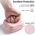 thumbnail image 4 of Charger Case for Macbook, Portable Tech Electronic Organizer Bag, Travel Storage Pouch for Laptop Accessories, MacBook Power Adapter, Charging Cords, USB Drives, Power Bank (Pink, M), 4 of 5