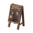 thumbnail image 2 of Letrero de cafetería para casa de muñecas a escala 1/64, letrero de en miniatura, menú de cafetería pequeño y realista para manualidades, tienda, 2 of 9