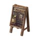 thumbnail image 2 of Letrero Miniatura Tablero de Café para Casa de Muñecas Decoración Realista de Jardín de Hadas Accesorio Coleccionable Adecuado para Escenarios de, 2 of 9