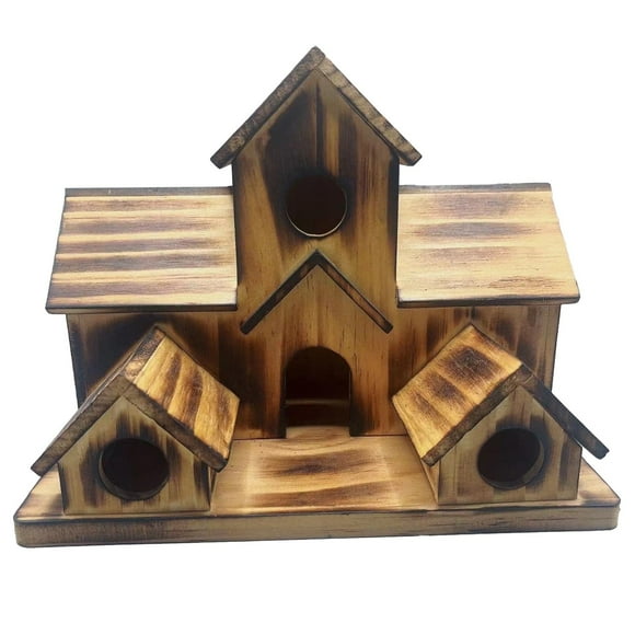 Bird For Outside Hummingbird With 6 Hole Hanging Big Birdhouse Nesting Birdhouse For Backyard/Courtyard/Patio Squirrel Feeder Dinosaur Head