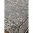 thumbnail image 6 of Mod-Arte Anglo Modern Solid Hard Wood Hand Carved Trunk in Gray, 6 of 21