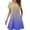 Blue, variant on Uaswgudfs 2025 Summer Casual Short Sleeve A-Line Dress for Women - Crew Neck Flared Skirt & Lightweight Fabric for Everyday Blue L