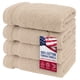 thumbnail image 1 of Toalla de mano American Veteran Towel, 100% algodón, juego de 4 unidades, color beige, 1 of 5