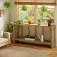 thumbnail image 5 of Tribesigns 70.9" Extra Long Entryway Console Table with Storage, 2-Tier Farmhouse Sofa Table, 5 of 8
