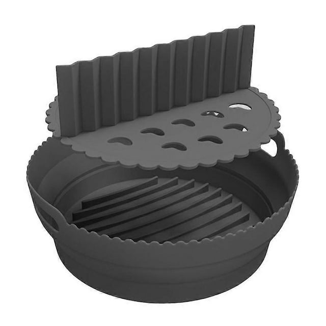 Silicone Air-fryer Baking Pan Round Air-fryer Mat Multifunctional Oven Baking Tray