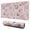 Pioneer Flower Floral-2, variant on Long Mouse Pads for Desk,Pioneer Flower Floral Print Pattern Desk Mats on Top Of Desks, Desk Mouse Pad Extra Large with 3mm Non-Slip Base and Stitched Edge for Gaming,Office,Work,Home 31.5"x11.8"
