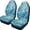 Turtle Pattern, variant on XYZCANDO Car Seat Covers Waterproof Front Car Seat Covers Front Seats Protector Decorative Comfortable SUV Vehicle, Flower Pattern