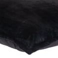 thumbnail image 4 of Parkland Collection Agneta 24x24" Solid Fabric Throw Pillow in Black, 4 of 5