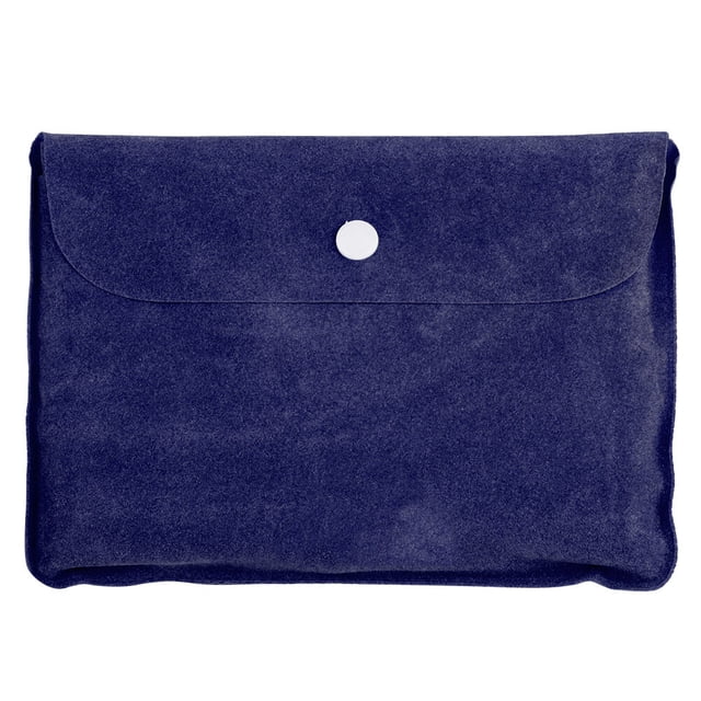 Almohada inflable portátil para acampar, escalar y hacer senderismo al aire libre (azul marino)