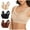 Beige#1, variant on Viikei Daily Comfort Women's Bra with Full Coverage,Women's Underwear Thin Lace Solid Color Push-up Adjustment Bra Multicolor XL