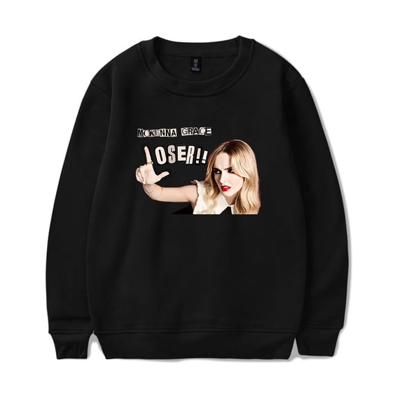 Mckenna Grace Merch Loser Crewneck Sweatshirt Merch Casual Sweatshirt Unisex Clothing