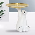 thumbnail image 4 of Nordic Bear Figurine Storage Tray Sculpture for Desktop, 4 of 8