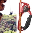 thumbnail image 1 of Ascensor manual de aleación duradero, ligero, portátil, ergonómico para , cuerda de 8 ~ 12 mm, escalada, árbol arborista, al , rojo, DYNWAVEMX Ascendente escalando, 1 of 8