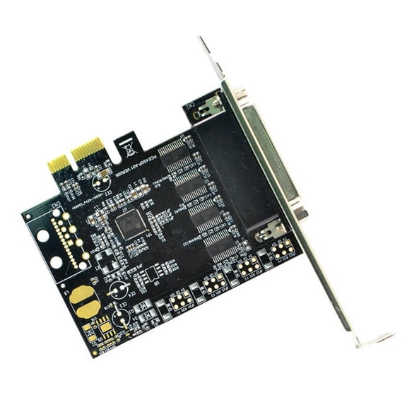 FOR PCI-E Serial Port Card Pcie to 4 Serial Port RS232 9-Pin Industrial Control 4-Port Expansion Card AX99100 with Cable