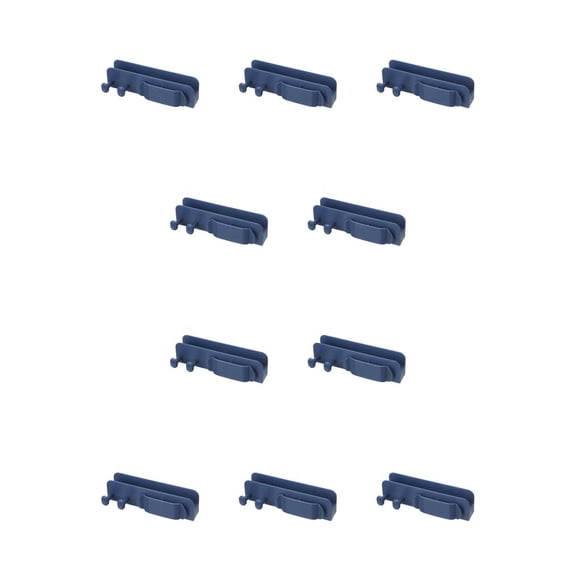 Clips para sujetar cables Seitruly organización Azul 10piezas