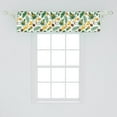 thumbnail image 2 of Ambesonne Banana Leaf Window Valance, Coconut Pineapple, 54" X 12", Multicolor, 2 of 3