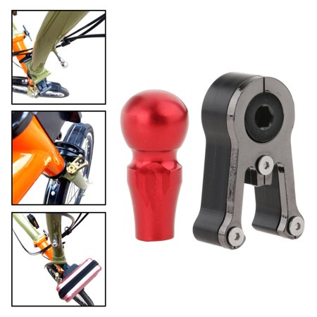 Handlebar Catcher Folding Bike Head Tube Holder for Lightweight Folding Bike Accessories Attachment Tools Part with Gold