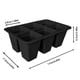 thumbnail image 2 of Bandeja de semilleros de silicona con 6 agujeros para controlar las raíces profundas. Macetas reutilizables y a prueba de golpes., 2 of 4
