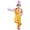 a-Orange, variant on JENGJ 2 Pcs Clown Set Includes jumpsuit, vest for party Adults Clown Outfit Party Dress Up,White,4XL
