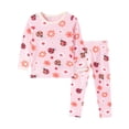 thumbnail image 2 of WIBACKER 2-7 Years Toddler and Little Girls' Long Sleeve Pajamas Set Cotton Top and Pants 2 Piece Sleepwear Pjs - Ladybug, 2 of 15