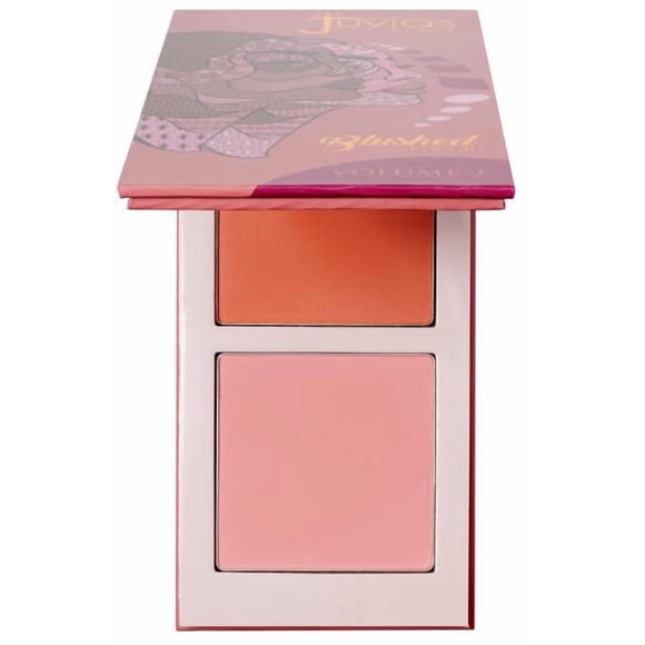 Colorete Juvia's Place Blushed Duo en dos tonos, rosado y natural
