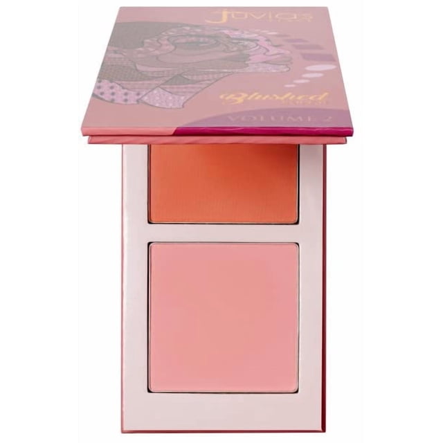 Colorete Juvia's Place Blushed Duo en dos tonos, rosado y natural