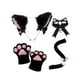 thumbnail image 1 of Accesorios de disfraz Salvador orejas de gato y Cola larga Negro para niños y adultos, 1 of 9