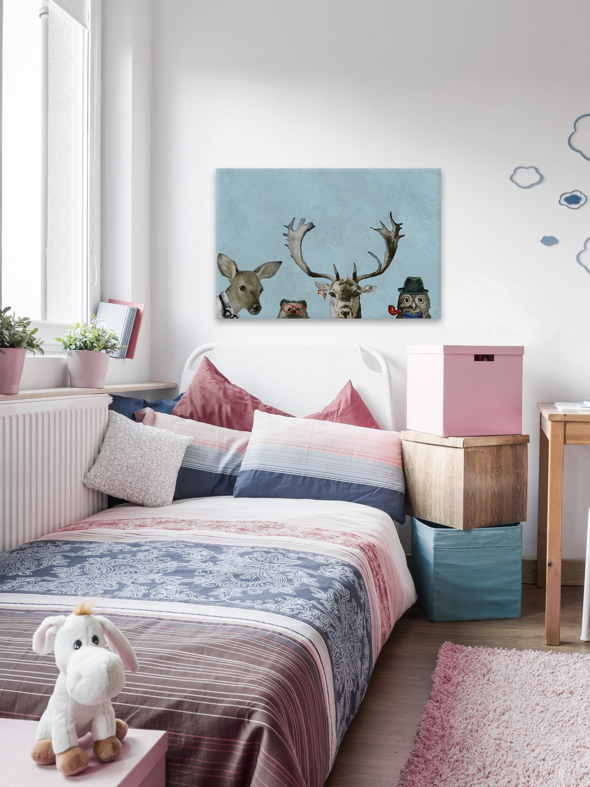 Marmont Hill Barely Seen II Canvas Wall Art