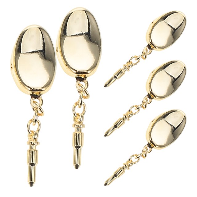 YSNOOWE 5Ud Sujetadores Para Colgantes Y Charms Con Dorado Yuanbao