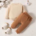 thumbnail image 4 of UAYOTSE Toddler Baby 12 18 24 Months Boy Fall Winter Clothes Color Block Long Sleeve Sweatshirt Pullover Tops Joggers Pants Outfit Set,Sizes 12-18 Months, 4 of 8