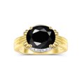 thumbnail image 3 of RYLOS Bagues pour Femmes Bague en or Jaune 14K 12X10MM Pierre Précieuse & Diamants Grande Bague pour Milieu Ou Doigt d'Aiguille Onyx d'Octobre Bijou Taille 8, 3 of 7