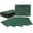 Green, variant on 50 PCS A7 Green Invitation Envelopes, 5 x 7 inch V-Flap Quick Seal Envelopes with Gold Border for Weddings, Birthdays, Graduations & Greeting Cards