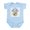 Sky Blue, variant on CafePress - Lbmonkey Body Suit - Baby Light Bodysuit, Size Newborn - 24 Months