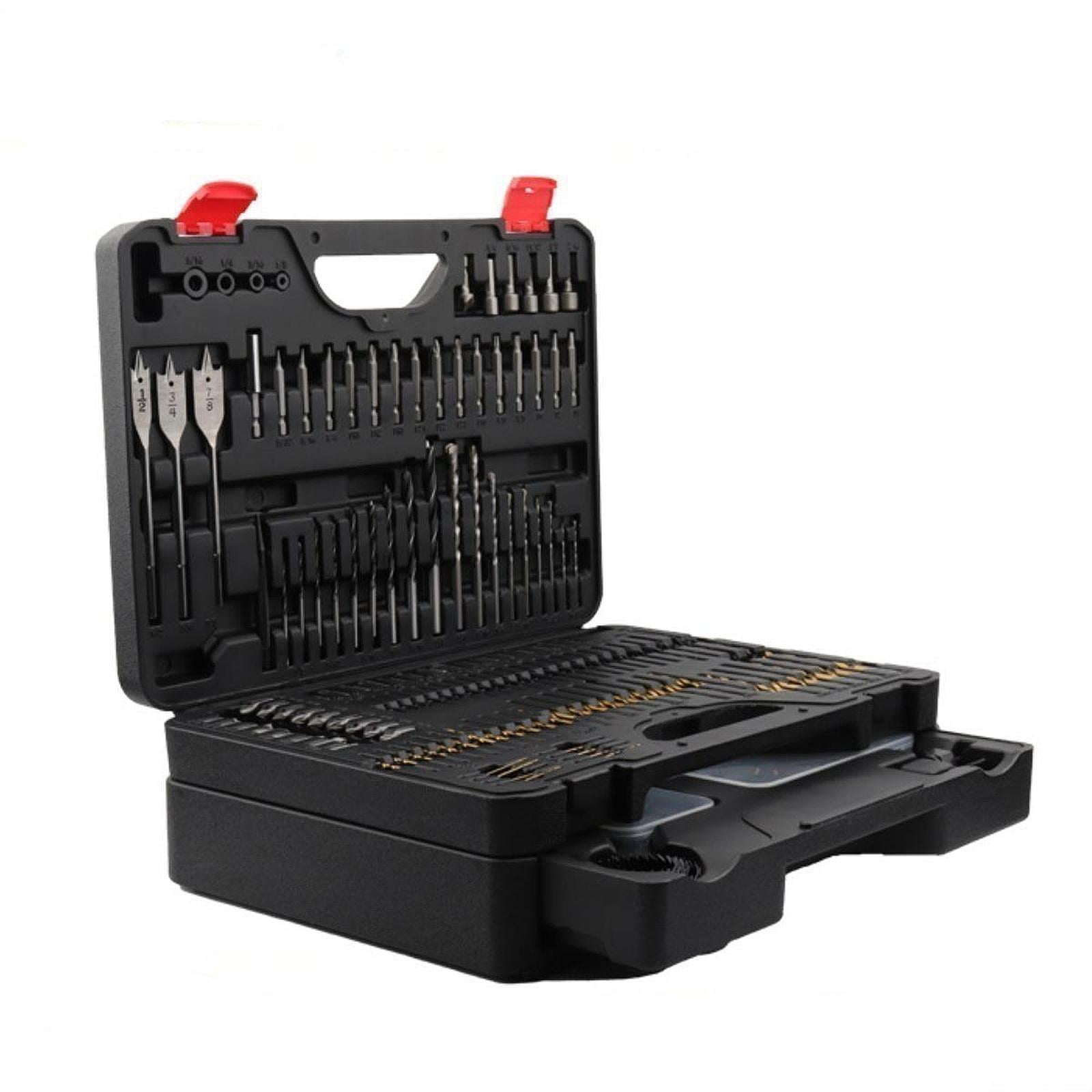 colaxi 398 Pieces Screwdriver Set Screwdriver Bit Set High Speed Steel Black Sturdy Impact Driver Bit for Furniture Repair