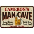 thumbnail image 1 of CAMERON'S Man Cave Sign 12 x 18 Matte Finish Metal 112180011339, 1 of 1