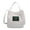 White, variant on Mepaouo Small Canvas Tote Bag for Women Crossbody Work Book Handbag Shoulder Travel Messenger Purse