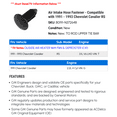 thumbnail image 2 of Air Intake Hose Fastener - Compatible with 1991 - 1993 Chevy Cavalier RS 1992, 2 of 2
